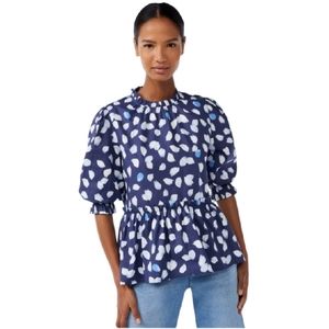 SCOOP Mock Neck Peplum Top